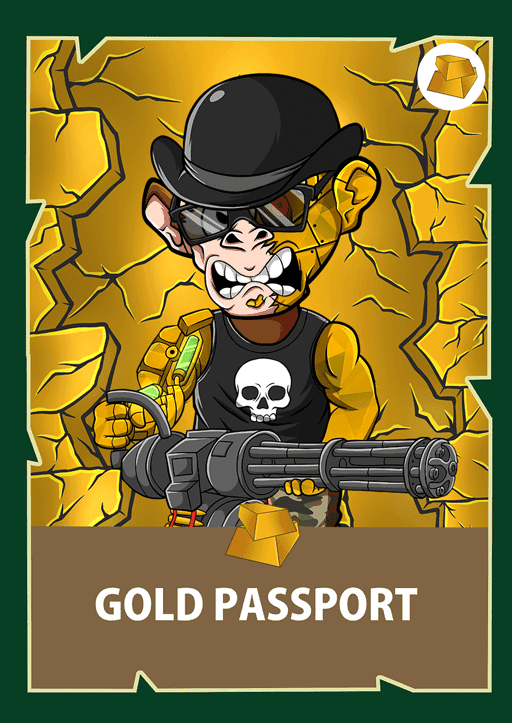 Chimpzee Gold Passport #432