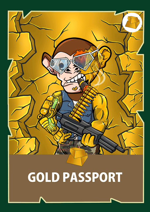 Chimpzee Gold Passport #33