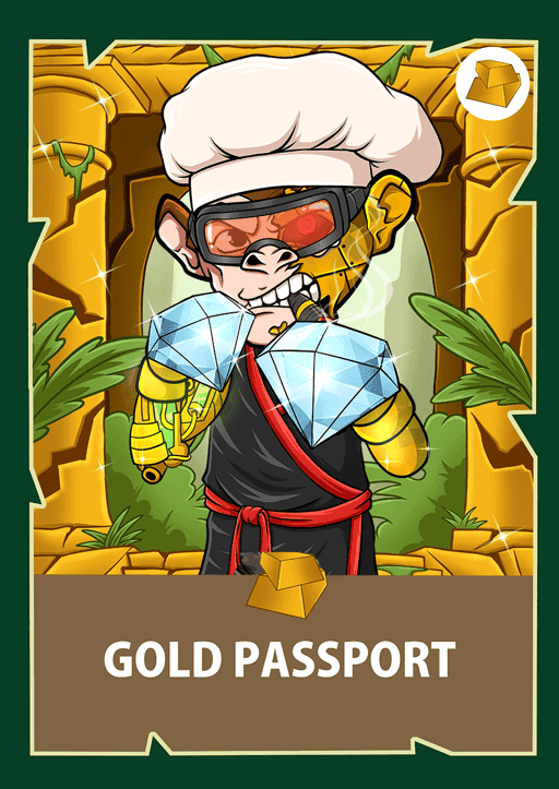 Chimpzee Gold Passport #191