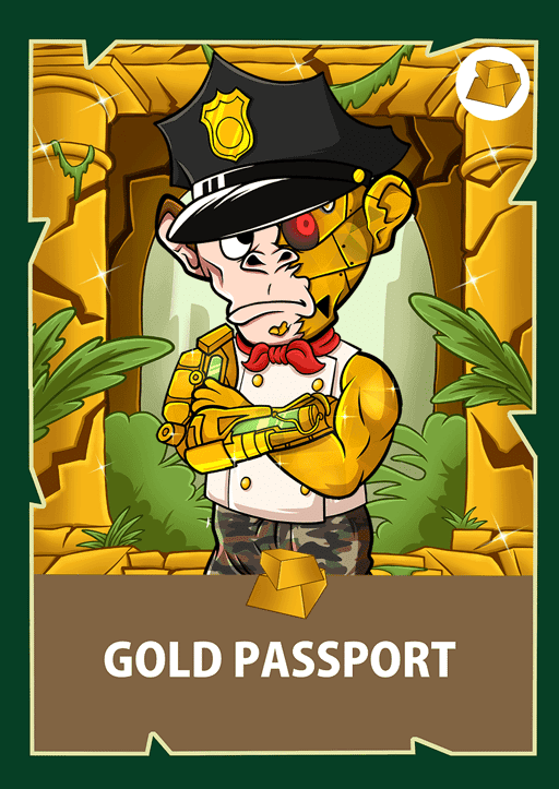 Chimpzee Gold Passport #1239