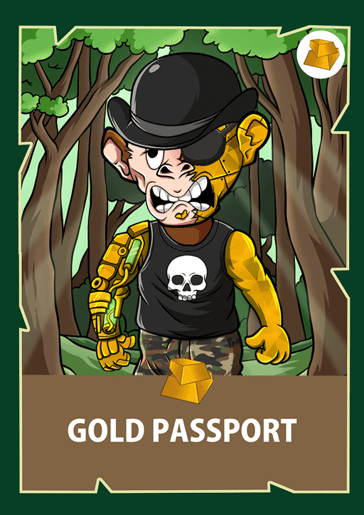 Chimpzee Gold Passport #1