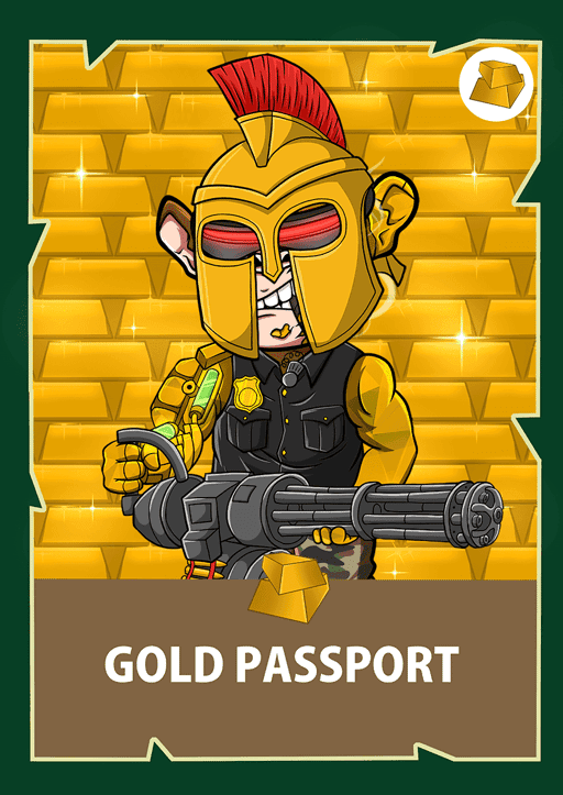 Chimpzee Gold Passport #5