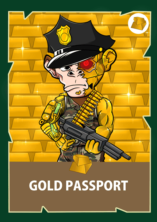 Chimpzee Gold Passport #346