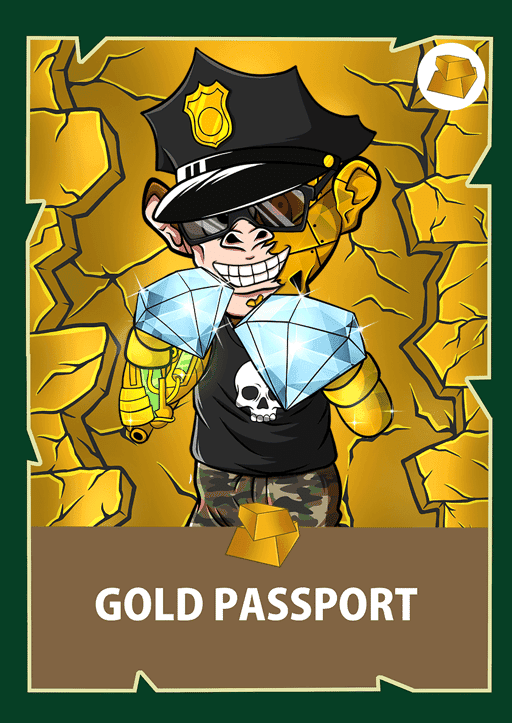 Chimpzee Gold Passport #232