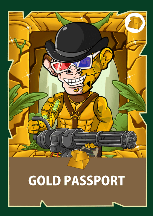 Chimpzee Gold Passport #1841