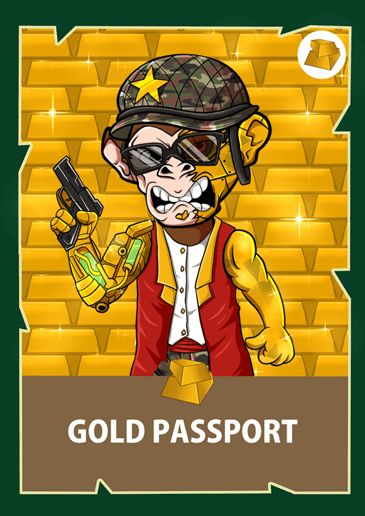 Chimpzee Gold Passport #60