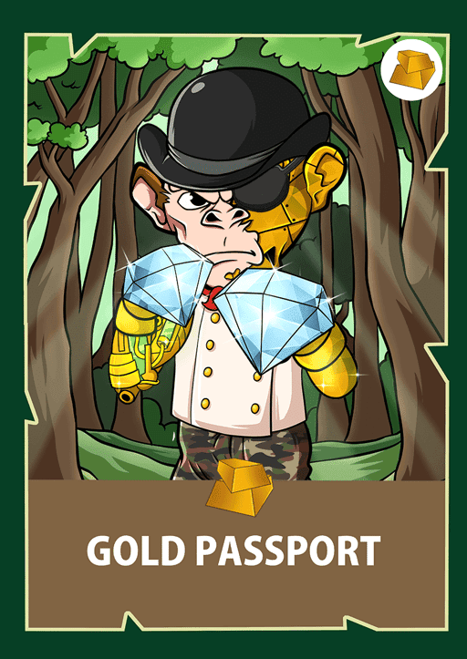 Chimpzee Gold Passport #384