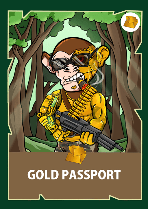 Chimpzee Gold Passport #3