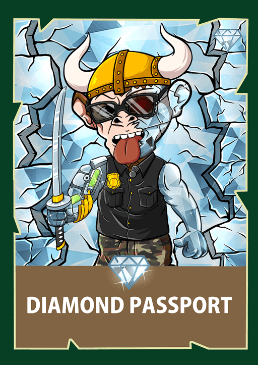 Chimpzee Diamond Passport #816