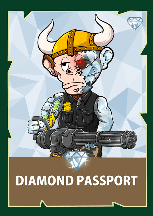 Chimpzee Diamond Passport #862