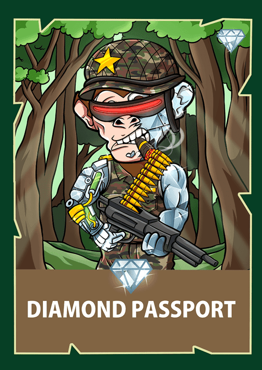 Chimpzee Diamond Passport #888