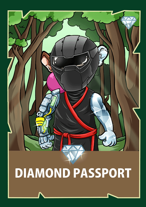 Chimpzee Diamond Passport #671