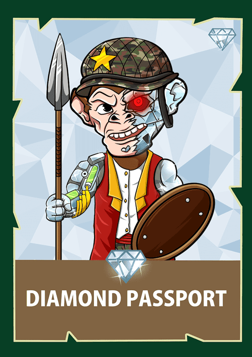 Chimpzee Diamond Passport #32