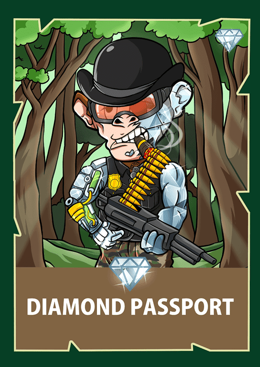 Chimpzee Diamond Passport #10