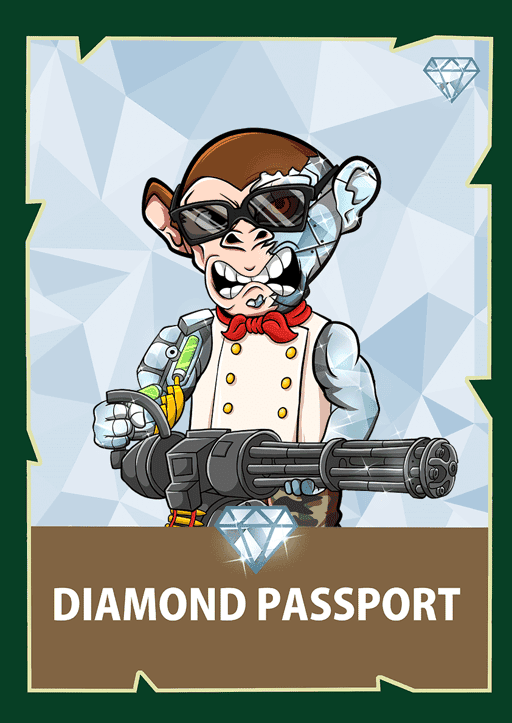 Chimpzee Diamond Passport #764