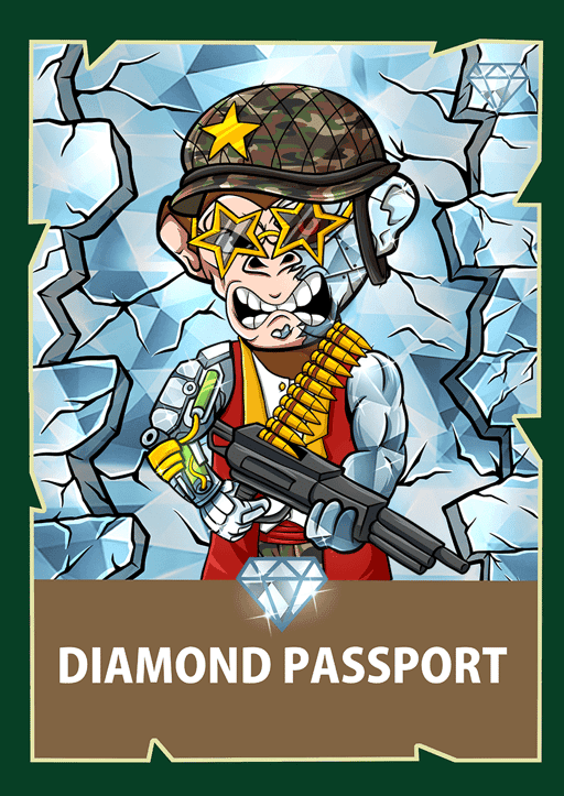 Chimpzee Diamond Passport #845