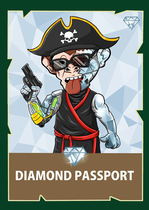 Chimpzee Diamond Passport #86