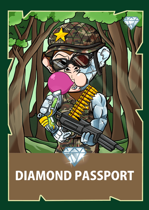 Chimpzee Diamond Passport #244