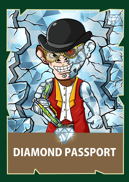 Chimpzee Diamond Passport #9