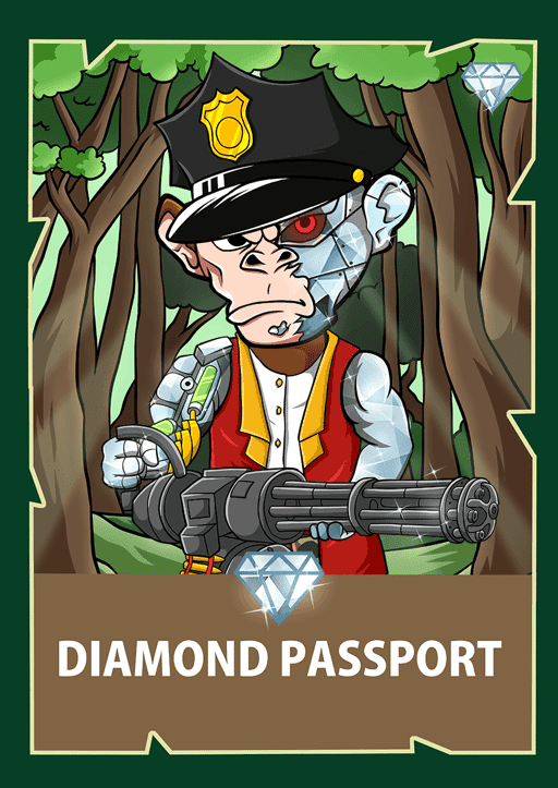 Chimpzee Diamond Passport #695