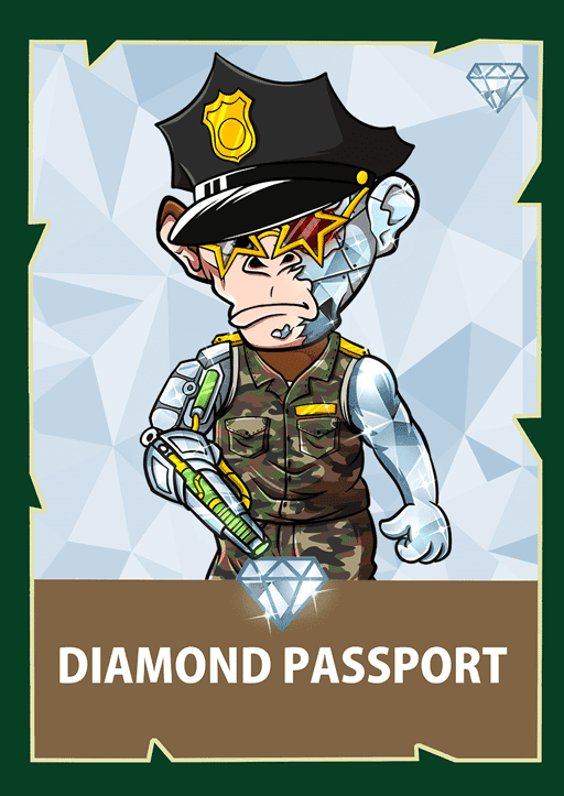 Chimpzee Diamond Passport #184