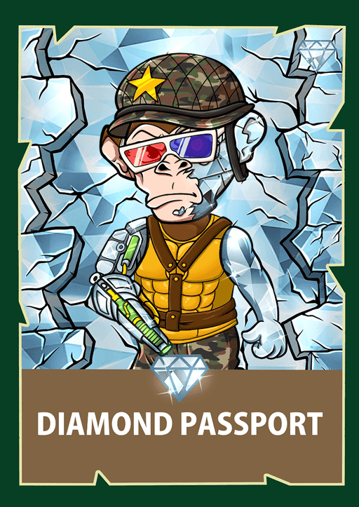 Chimpzee Diamond Passport #493