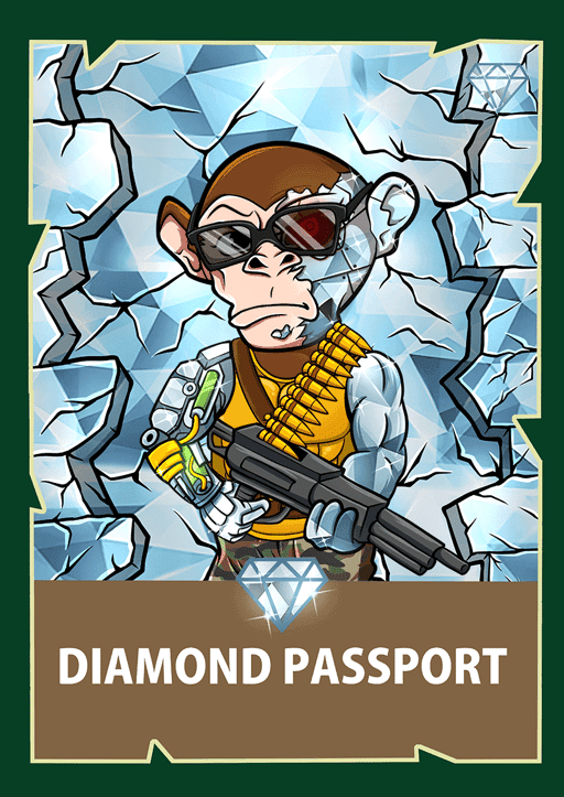 Chimpzee Diamond Passport #937