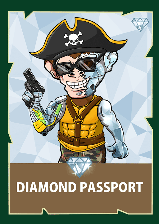 Chimpzee Diamond Passport #42