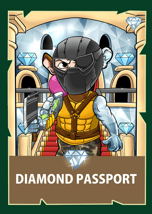 Chimpzee Diamond Passport #75