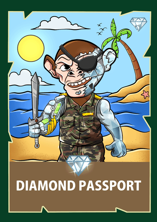 Chimpzee Diamond Passport #777