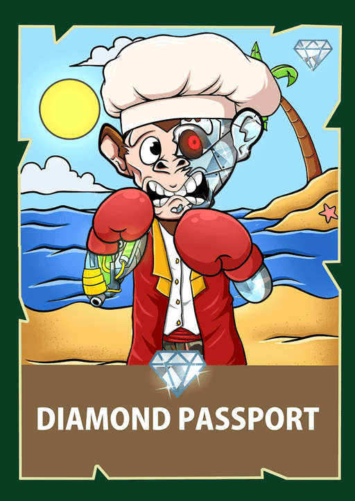 Chimpzee Diamond Passport #392