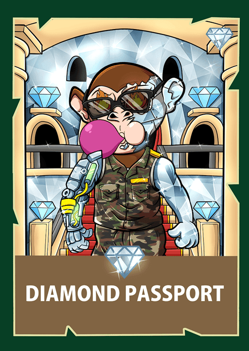 Chimpzee Diamond Passport #814