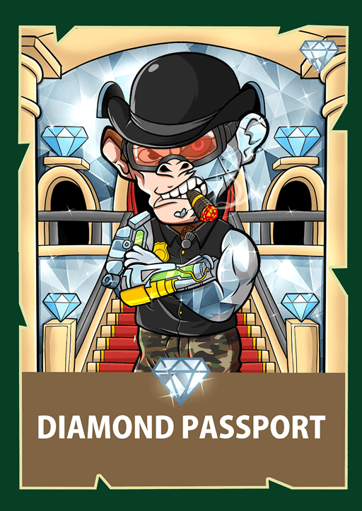 Chimpzee Diamond Passport #44