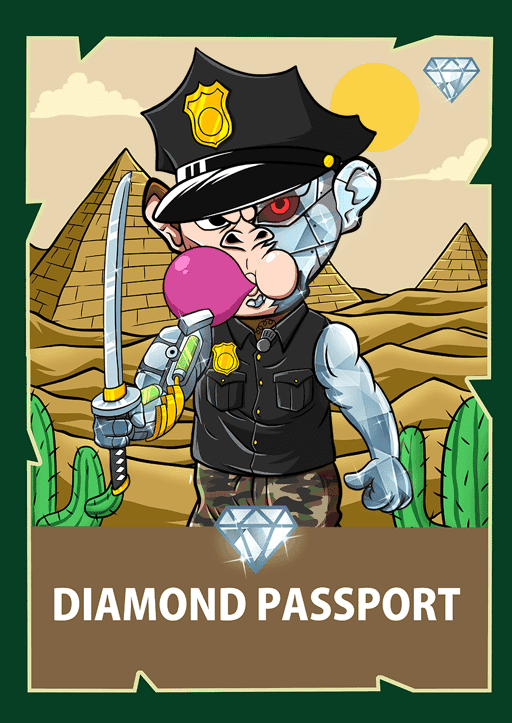 Chimpzee Diamond Passport #481