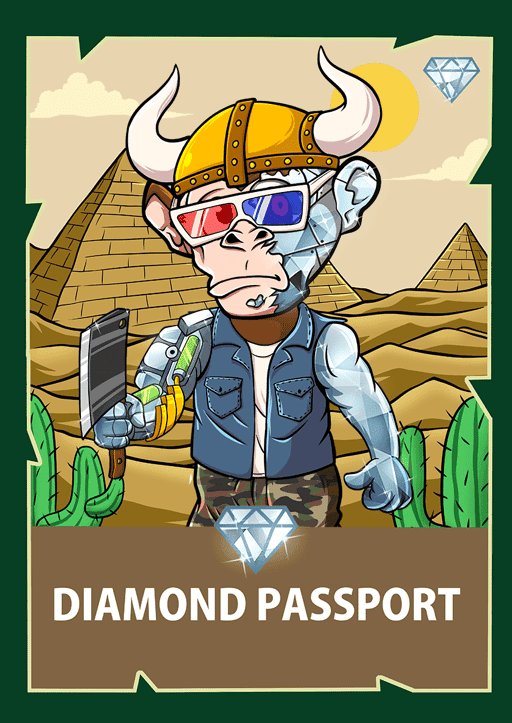 Chimpzee Diamond Passport #870