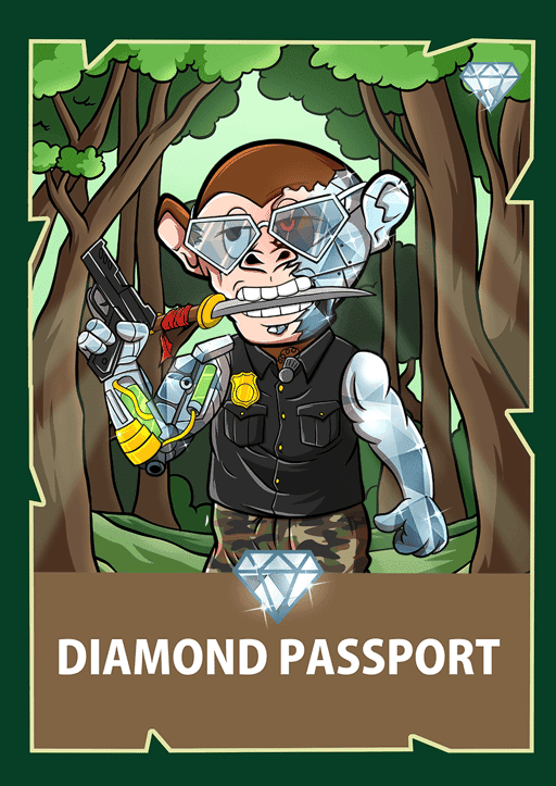 Chimpzee Diamond Passport #297