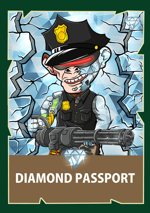 Chimpzee Diamond Passport #921