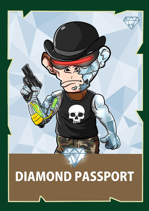 Chimpzee Diamond Passport #479