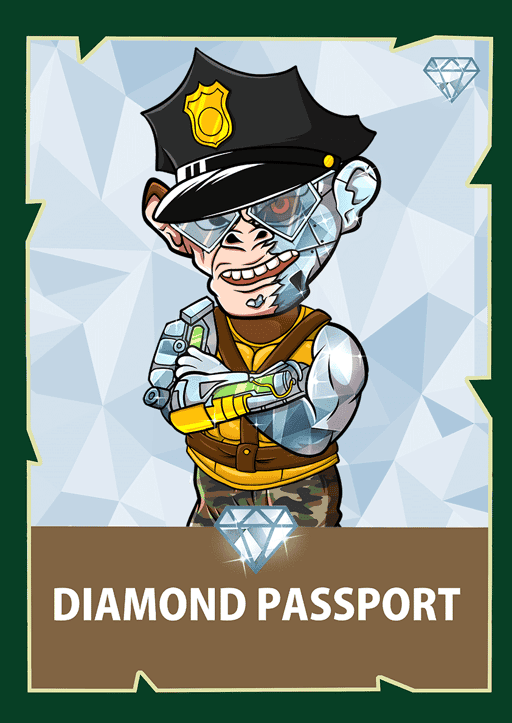 Chimpzee Diamond Passport #893