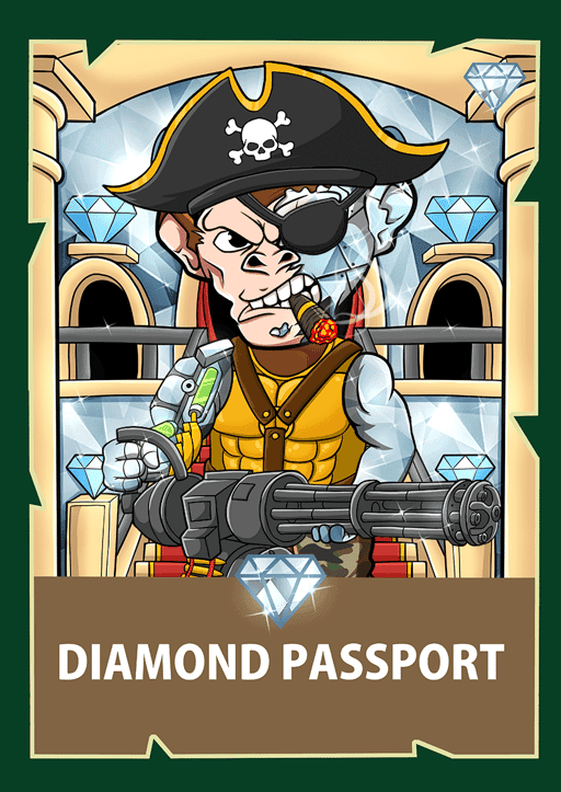 Chimpzee Diamond Passport #1000