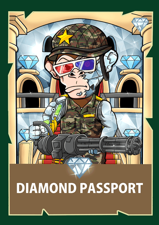 Chimpzee Diamond Passport #809