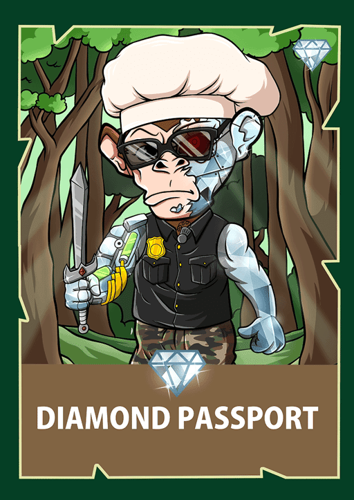 Chimpzee Diamond Passport #579