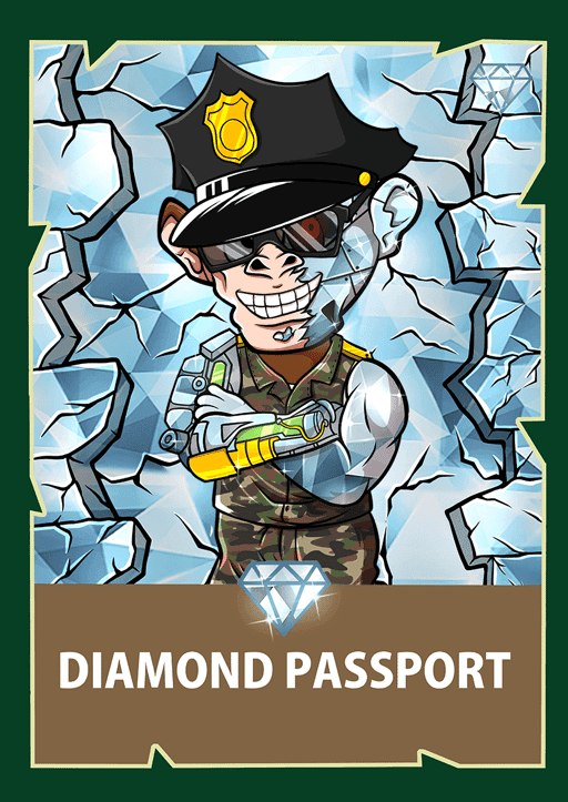 Chimpzee Diamond Passport #121