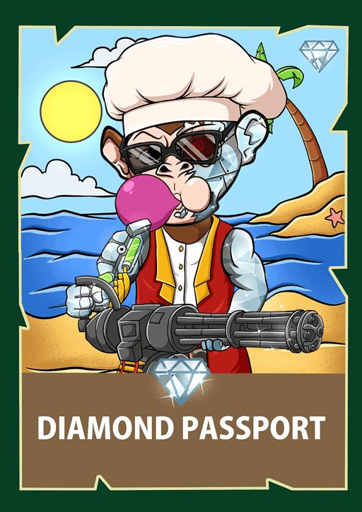 Chimpzee Diamond Passport #423