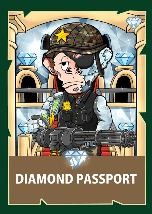 Chimpzee Diamond Passport #49