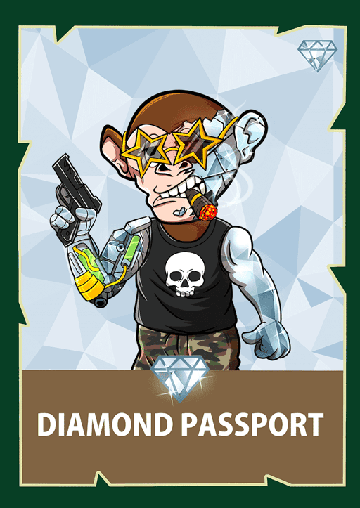 Chimpzee Diamond Passport #917