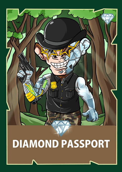 Chimpzee Diamond Passport #175