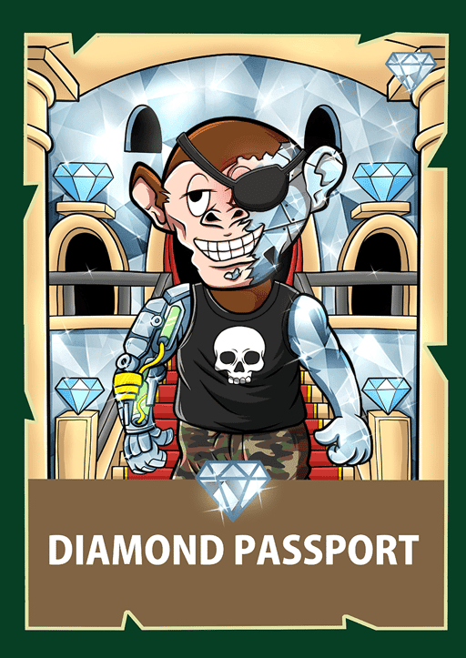 Chimpzee Diamond Passport #648