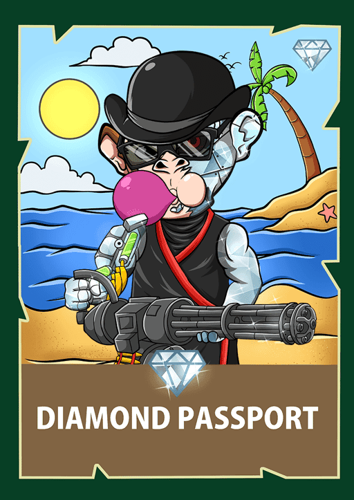 Chimpzee Diamond Passport #147