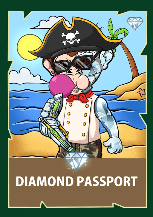 Chimpzee Diamond Passport #337